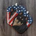 Finnish Lapphund Americana Pot Holder Set