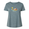 Freshly Baked  - Ladies Curvy V-Neck Tee