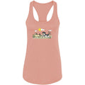 Frolicking Friends - Ladies Racerback Tank Top