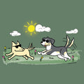 Frolicking Friends - Classic Long-Sleeve T-Shirt