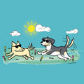 Frolicking Friends - Sweatshirt Pullover Hoodie