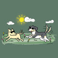 Frolicking Friends - Crewneck Sweatshirt