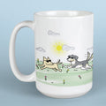 Frolicking Friends - Large Coffee Mug