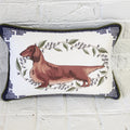 Long Haired Dachshund Pillow Cover
