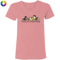 Furends Come in All Shapes and Sizes - Ladies T-Shirt V-Neck