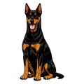 German Pinscher Watercolor - Ceramic Mug