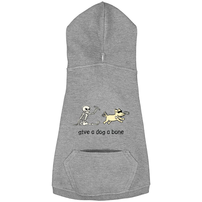 Give a Dog a Bone Dog Fleece Hoodie