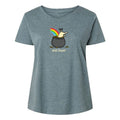 Gold Digger - Ladies Curvy V-Neck Tee