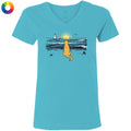Golden Hour - Ladies T-Shirt V-Neck