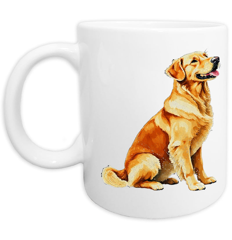 Golden Retriever Watercolor - Ceramic Mug
