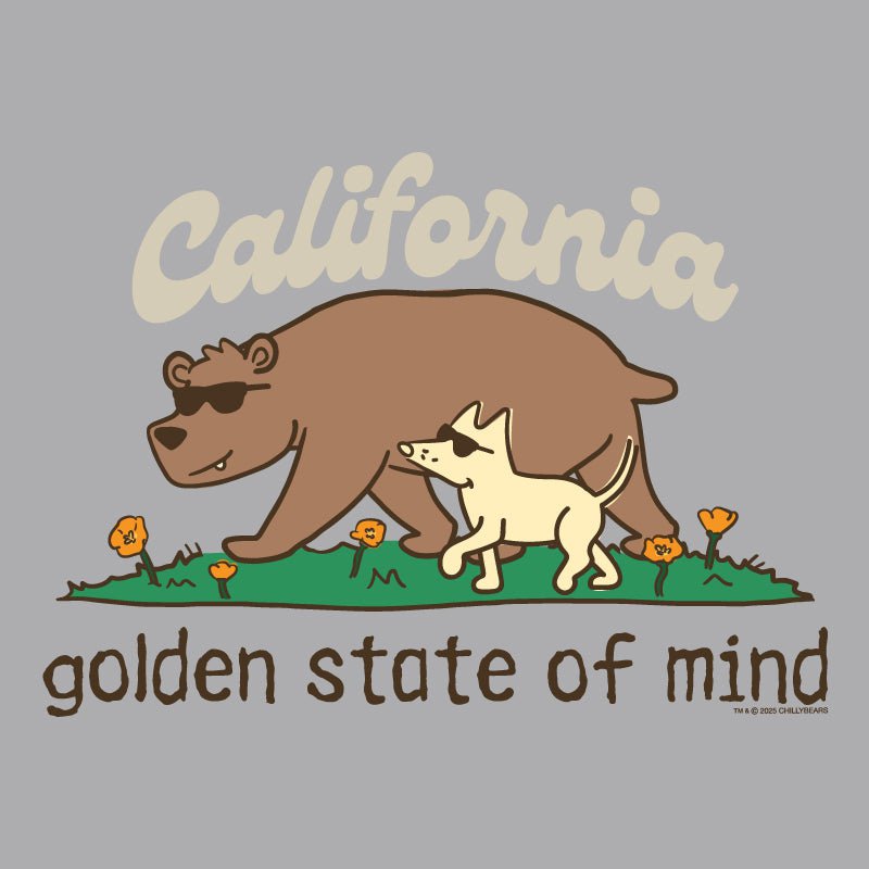 Golden State of Mind -  Baseball T-Shirt