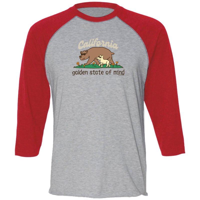 Golden State of Mind -  Baseball T-Shirt