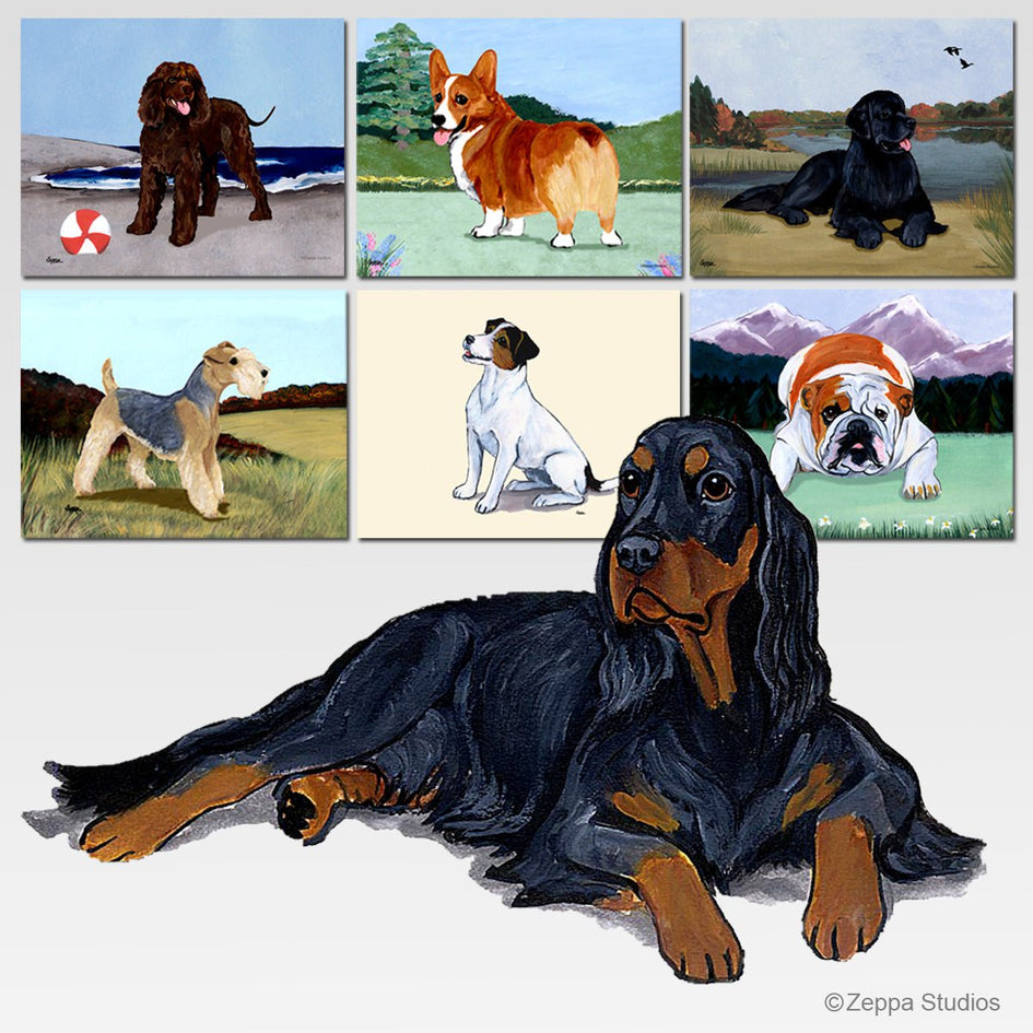 Gordon Setter Scenic Cutting Board