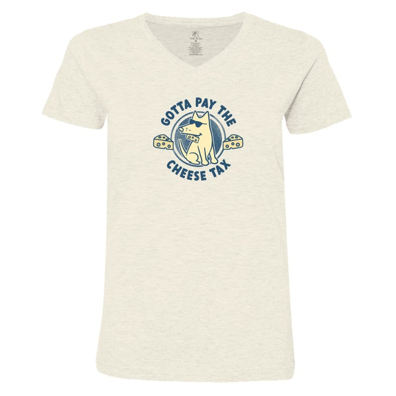 Cheese Tax - Ladies T-Shirt V-Neck