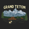 Grand Teton  - Ladies T-Shirt V-Neck