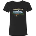 Grand Teton  - Ladies T-Shirt V-Neck