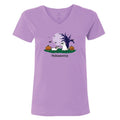 Halloweenie - Ladies T-Shirt V-Neck