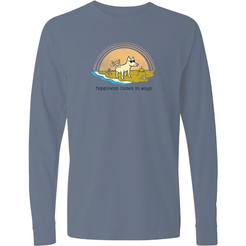 Happiness Comes in Wags - Classic Long-Sleeve T-Shirt