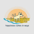 Happiness Comes in Wags - Classic Long-Sleeve T-Shirt