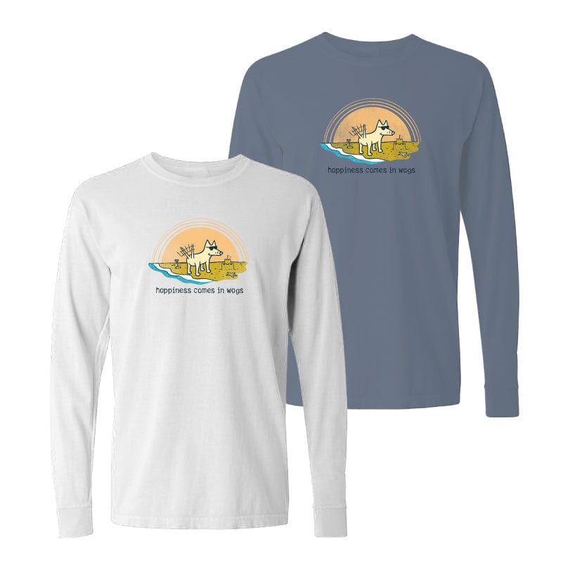 Happiness Comes in Wags - Classic Long-Sleeve T-Shirt
