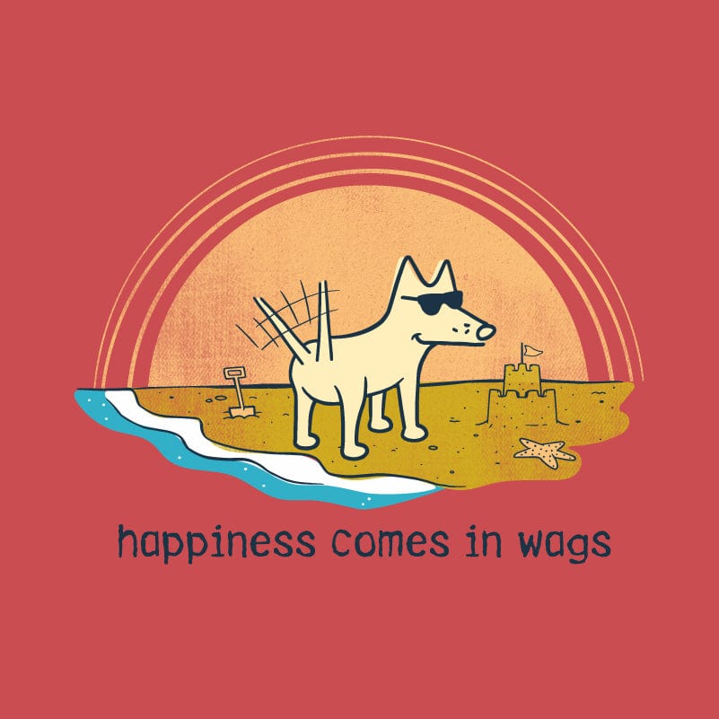 Happiness Comes in Wags - Lightweight Tee