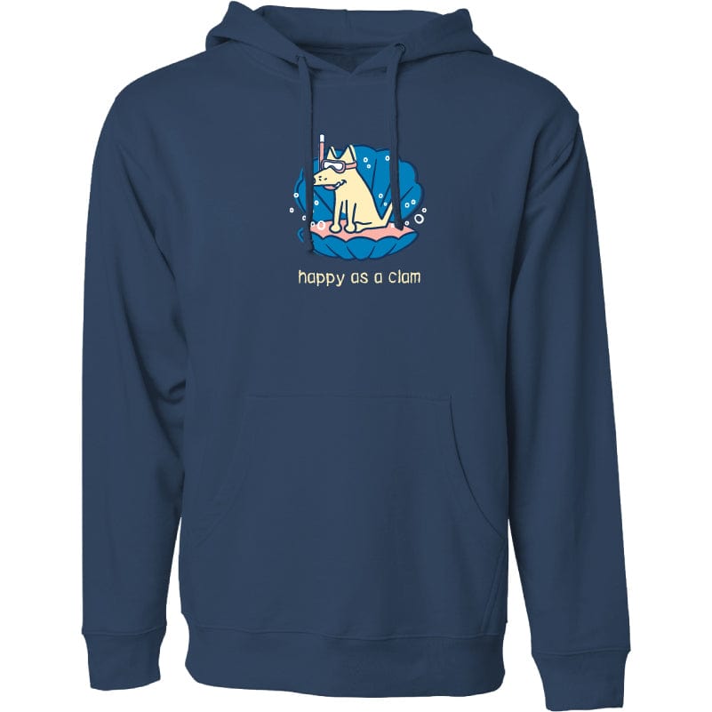 Happy as a Clam - Sweatshirt Pullover Hoodie