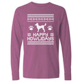 Happy Howlidays Ugly Sweater - Long-Sleeve T-Shirt Classic