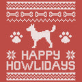 Happy Howlidays Ugly Sweater - Long-Sleeve T-Shirt Classic