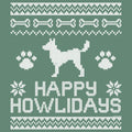 Happy Howlidays Ugly Sweater - Long-Sleeve T-Shirt Classic