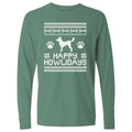 Happy Howlidays Ugly Sweater - Long-Sleeve T-Shirt Classic