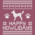 Happy Howlidays Ugly Sweater - Crewneck Sweatshirt
