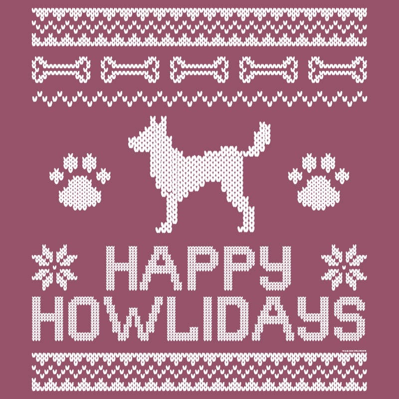 Happy Howlidays Ugly Sweater - Crewneck Sweatshirt