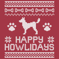 Happy Howlidays Ugly Sweater - Crewneck Sweatshirt