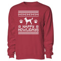 Happy Howlidays Ugly Sweater - Crewneck Sweatshirt