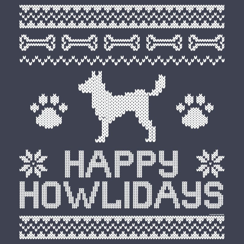 Happy Howlidays Ugly Sweater - Crewneck Sweatshirt