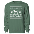 Happy Howlidays Ugly Sweater - Crewneck Sweatshirt
