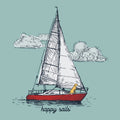 Happy Sails - Sweatshirt Pullover Hoodie