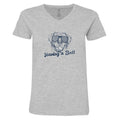 Having a Ball  - Ladies T-Shirt V-Neck