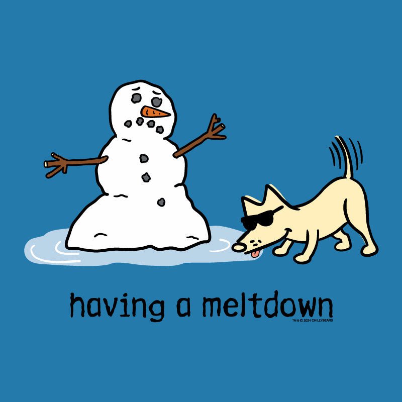 Having a Meltdown - Ladies T-Shirt V-Neck