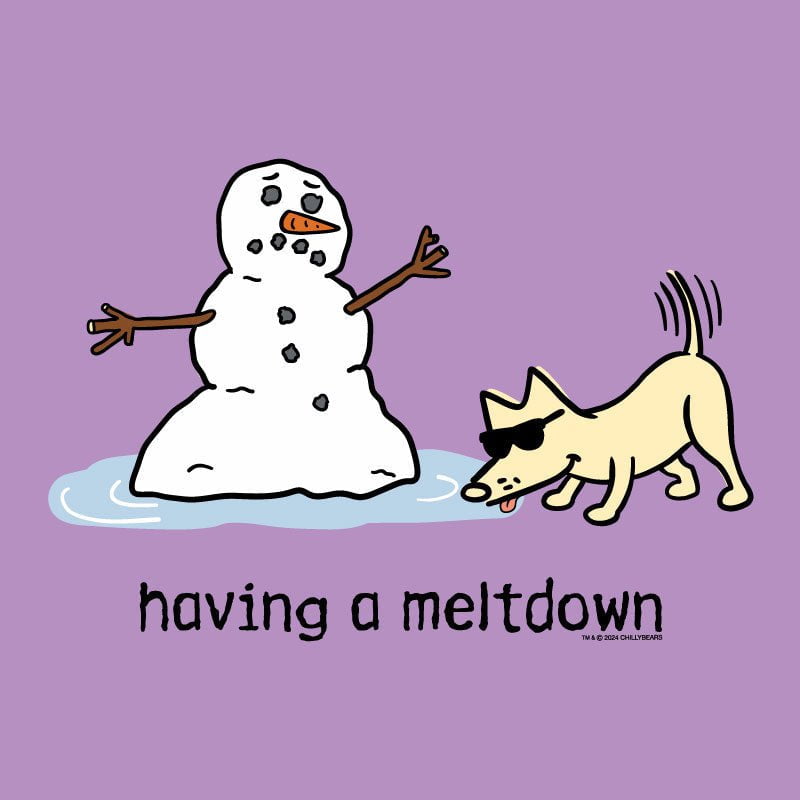 Having a Meltdown - Ladies T-Shirt V-Neck