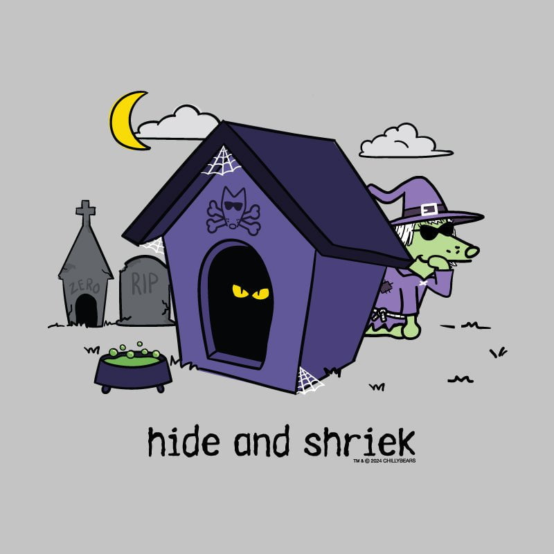 Hide and Shriek - Ladies T-Shirt V-Neck