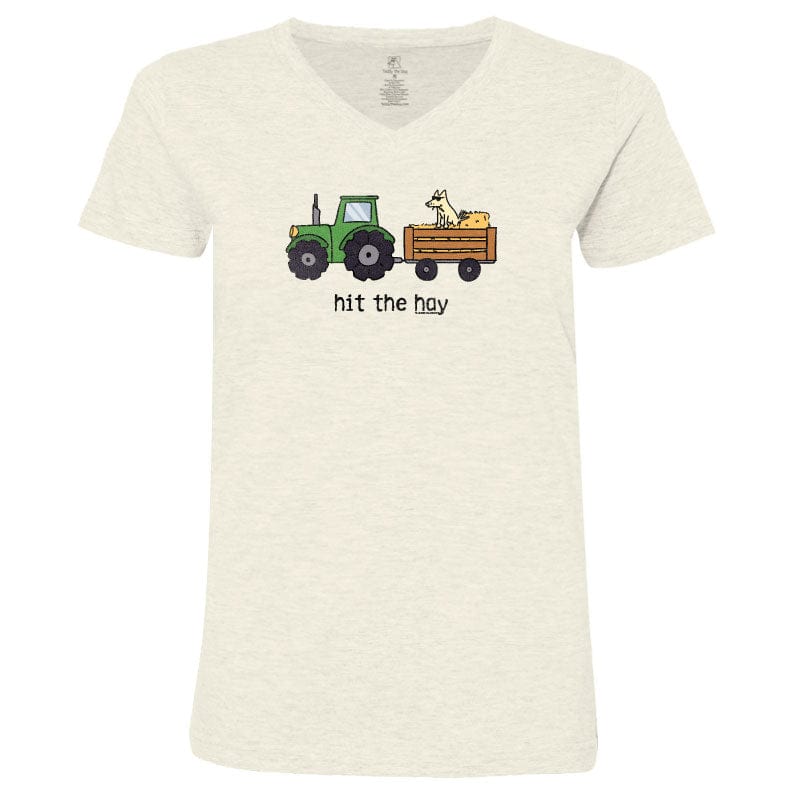 Hit the Hay - Ladies T-Shirt V-Neck