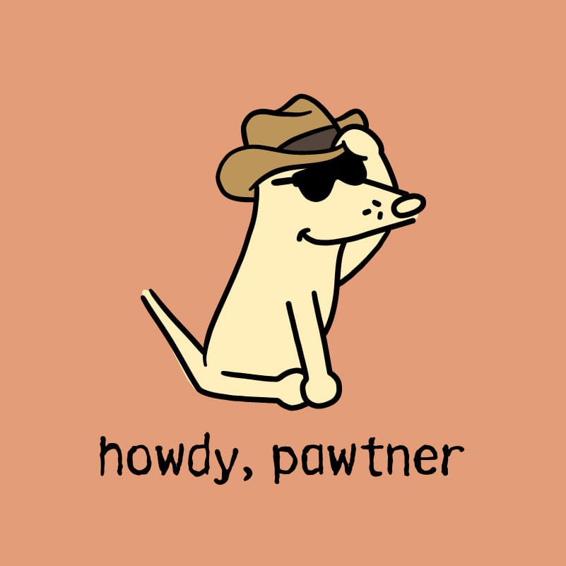 Howdy Pawtner - Ladies T-Shirt V-Neck