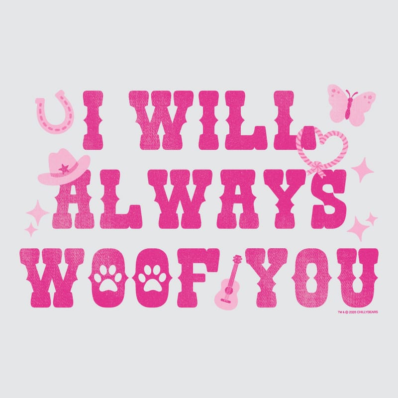 I Will Always Woof You - Sweatshirt Pullover Hoodie