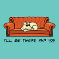 I'll Be There Fur You - Ladies T-Shirt V-Neck