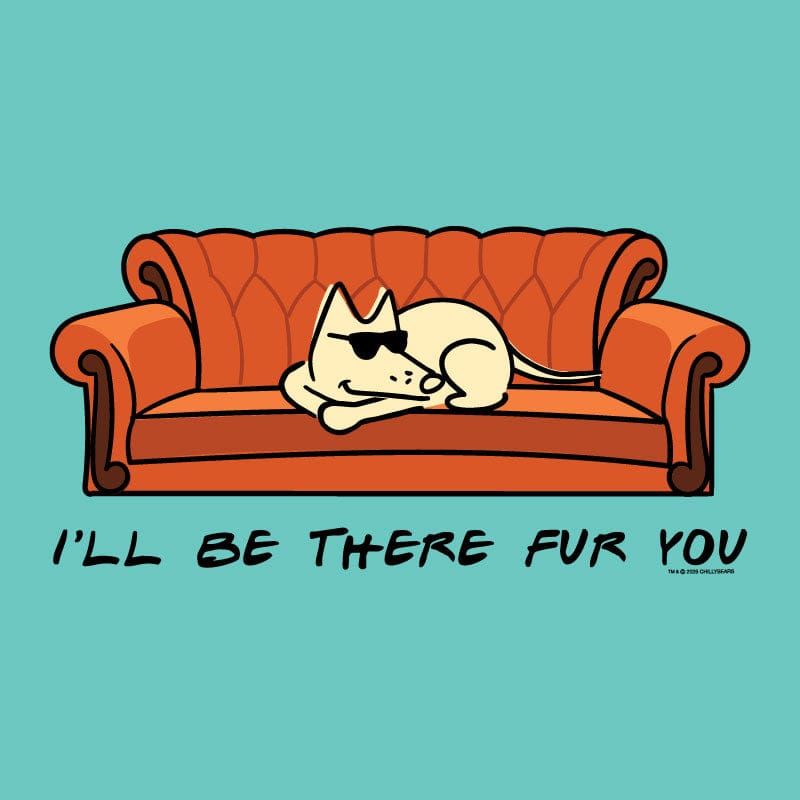 I'll Be There Fur You - Ladies T-Shirt V-Neck