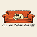I'll Be There Fur You - Ladies T-Shirt V-Neck