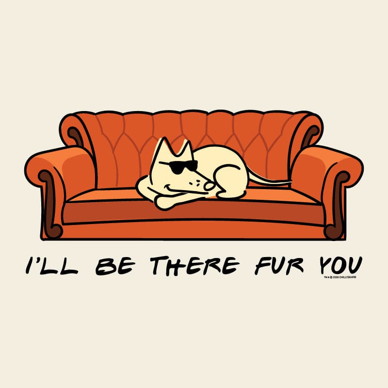 I'll Be There Fur You - Ladies T-Shirt V-Neck