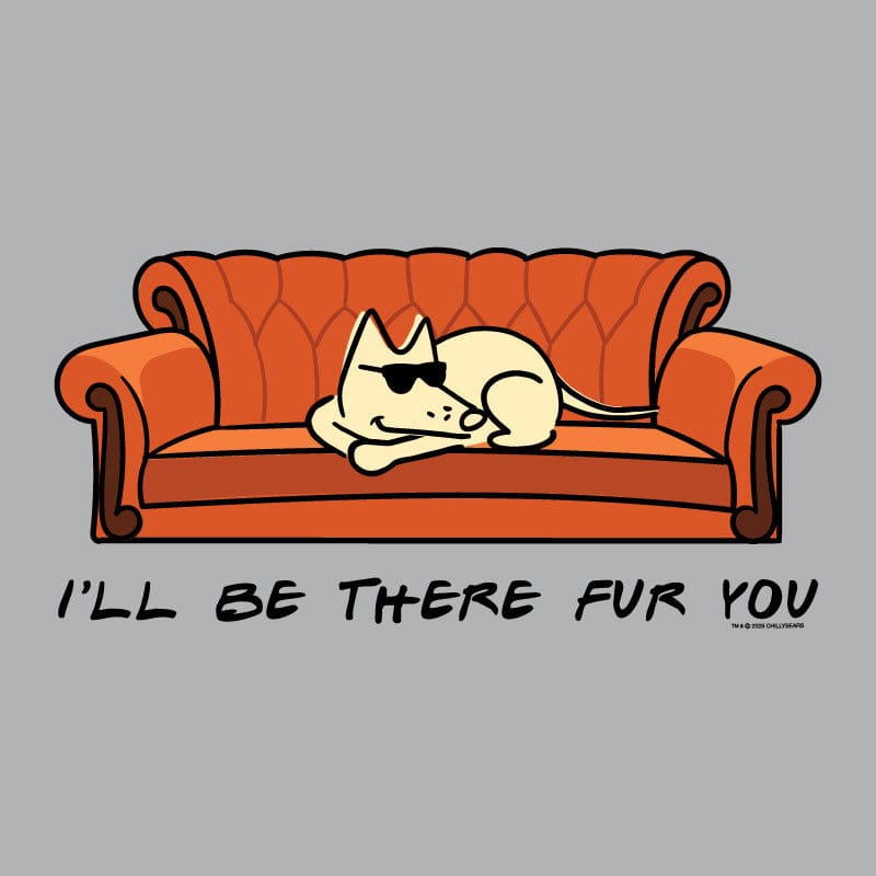 I'll Be There Fur You - Ladies Curvy V-Neck Tee