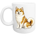 Icelandic Sheepdog Watercolor - Ceramic Mug